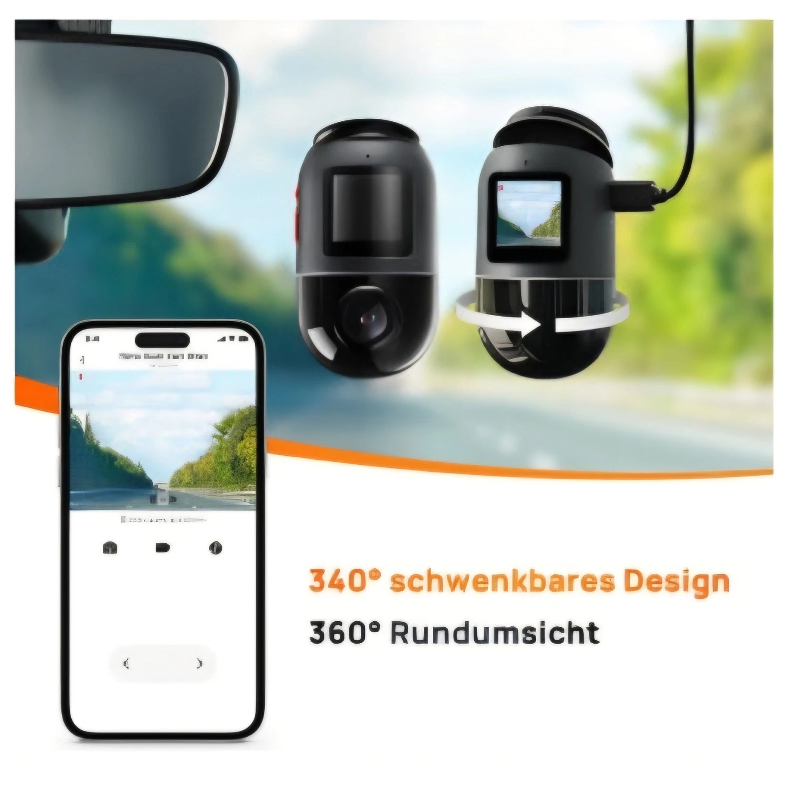 70mai 4K Omni 360° Dashcam