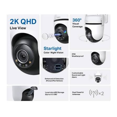 TP-Link Tapo C520WS – 2K-Außenkamera